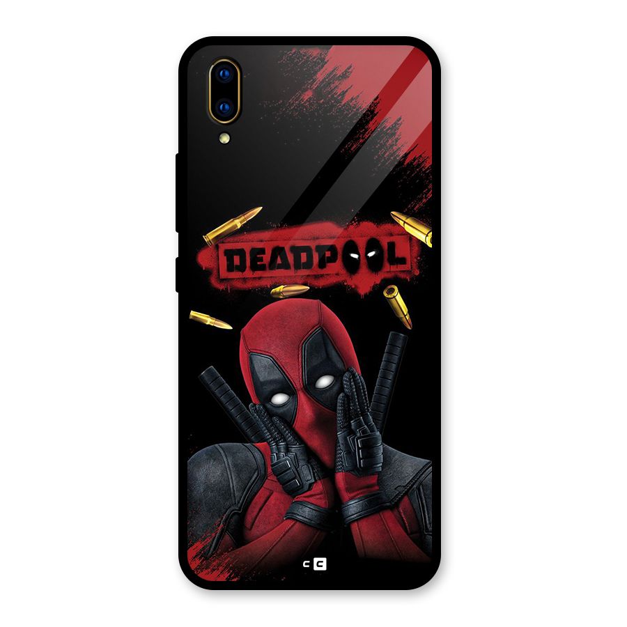 Cute Pool Glass Back Case for Vivo V11 Pro
