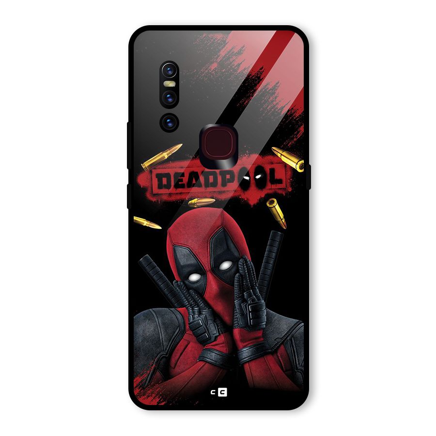 Cute Pool Glass Back Case for Vivo V15