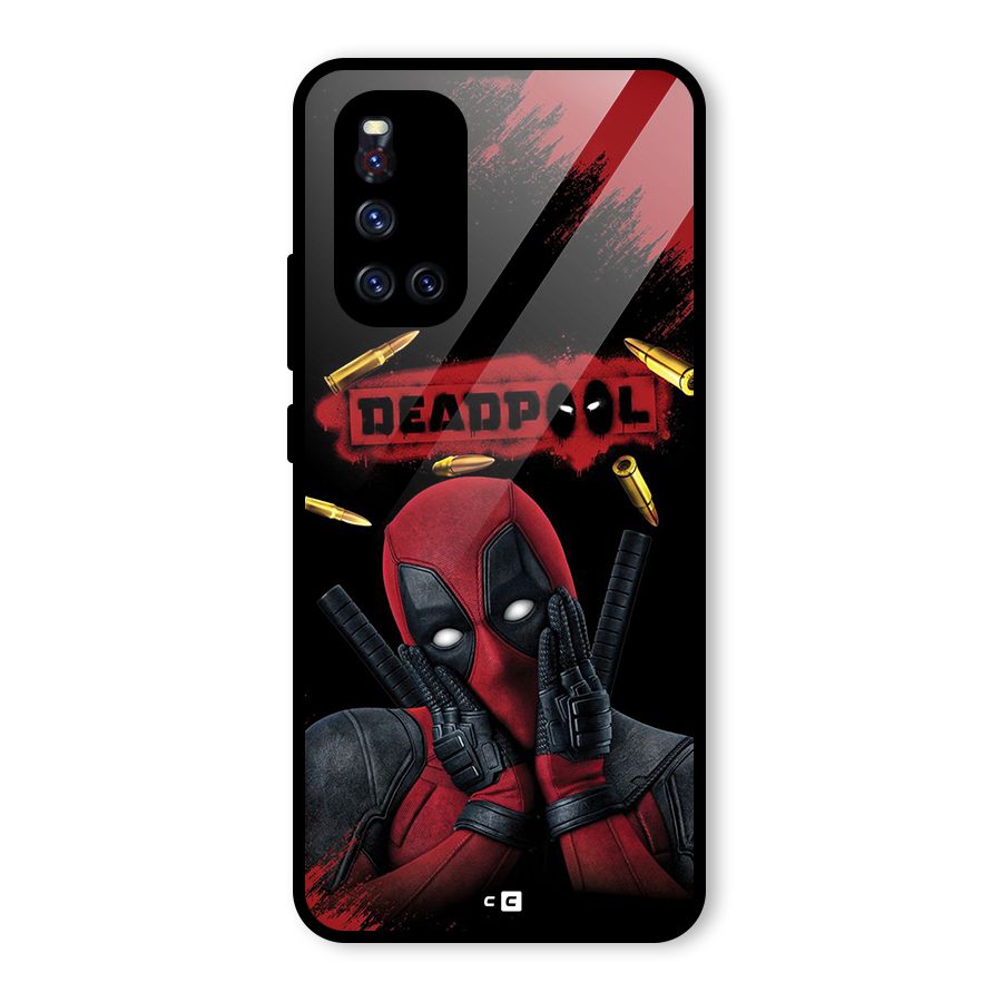 Cute Pool Glass Back Case for Vivo V19