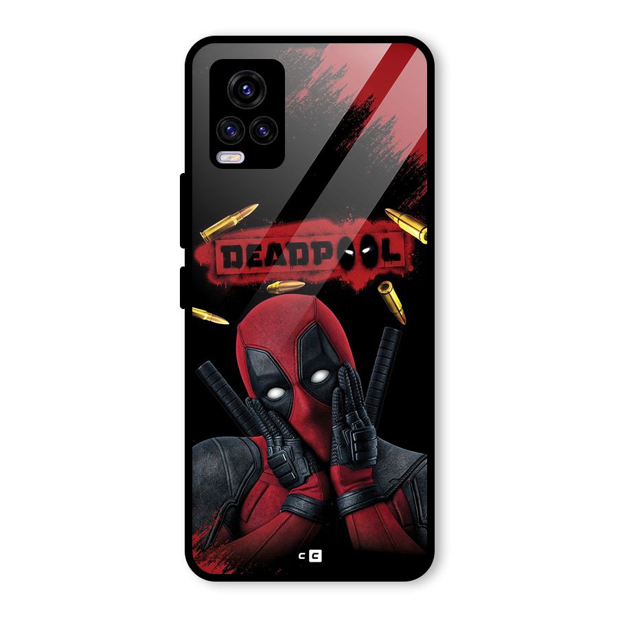 Cute Pool Glass Back Case for Vivo V20 2021