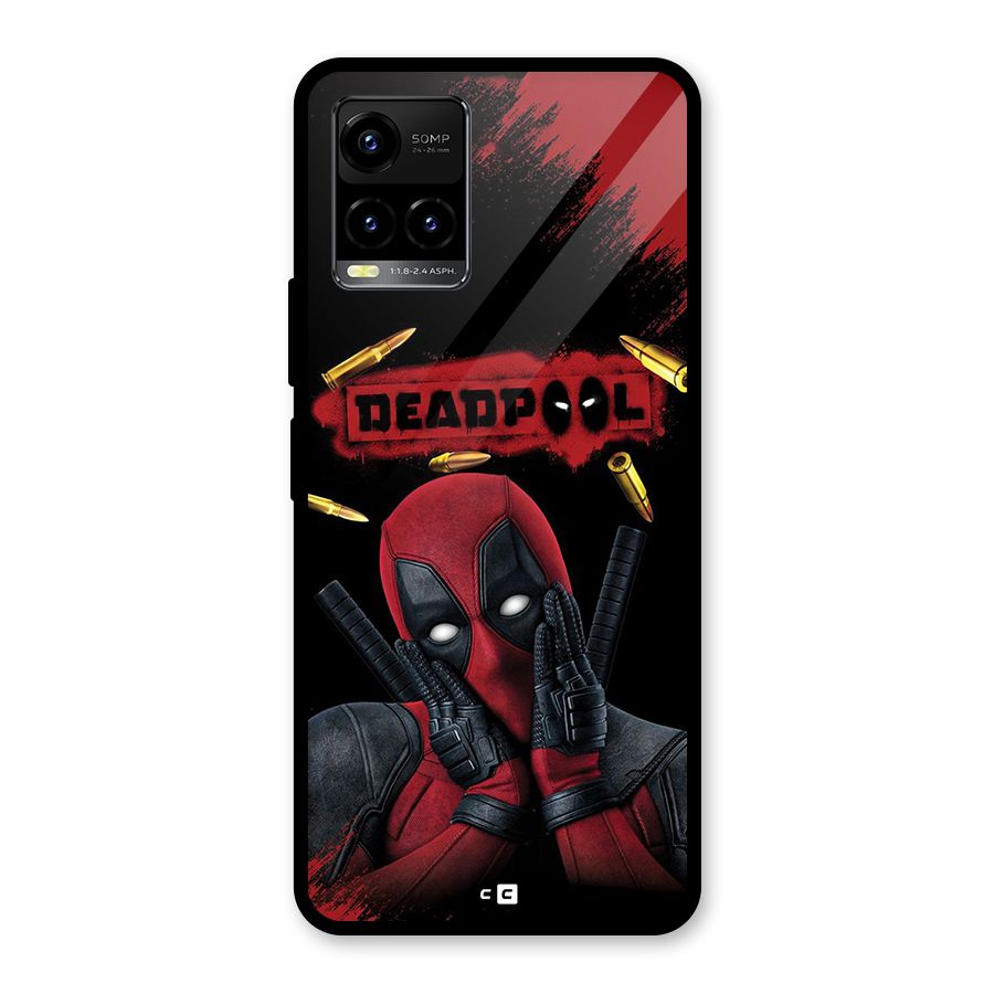 Cute Pool Glass Back Case for Vivo Y33s