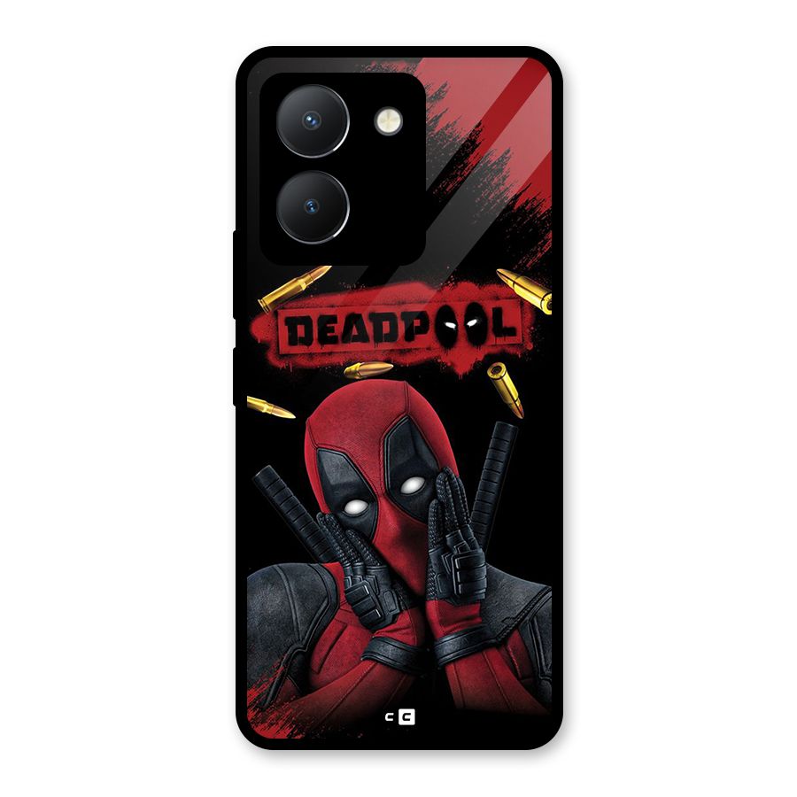 Cute Pool Glass Back Case for Vivo Y36
