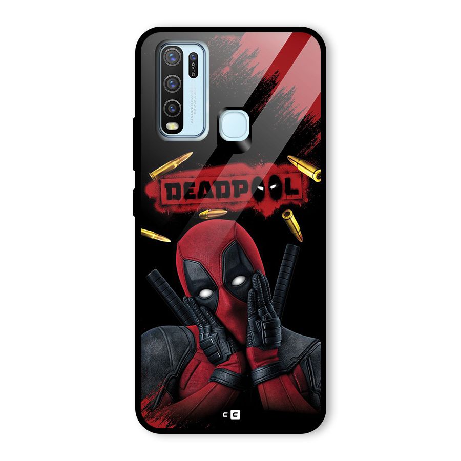 Cute Pool Glass Back Case for Vivo Y50