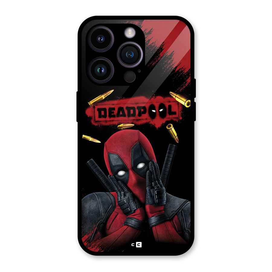 Cute Pool Glass Back Case for iPhone 14 Pro