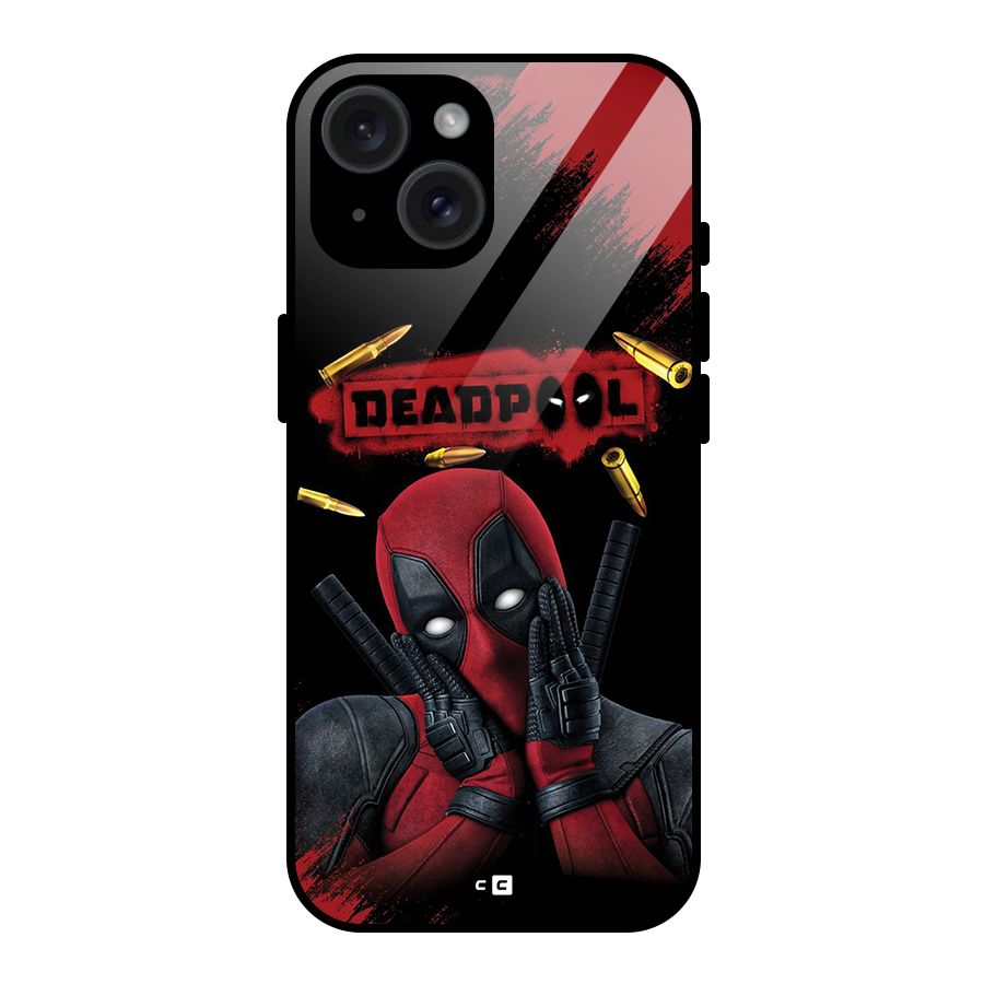 Cute Pool Glass Back Case for iPhone 15