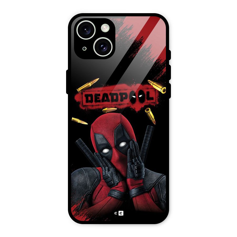 Cute Pool Glass Back Case for iPhone 15 Plus