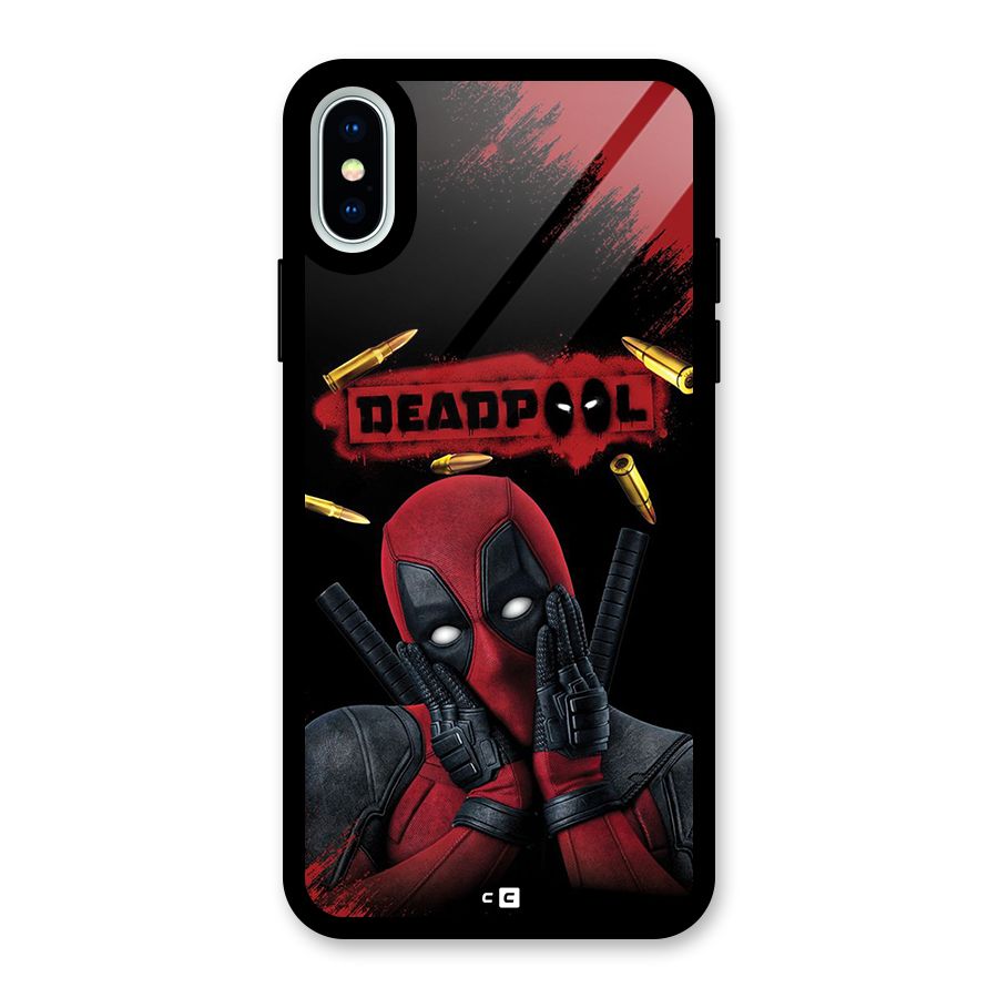 Cute Pool Glass Back Case for iPhone XS
