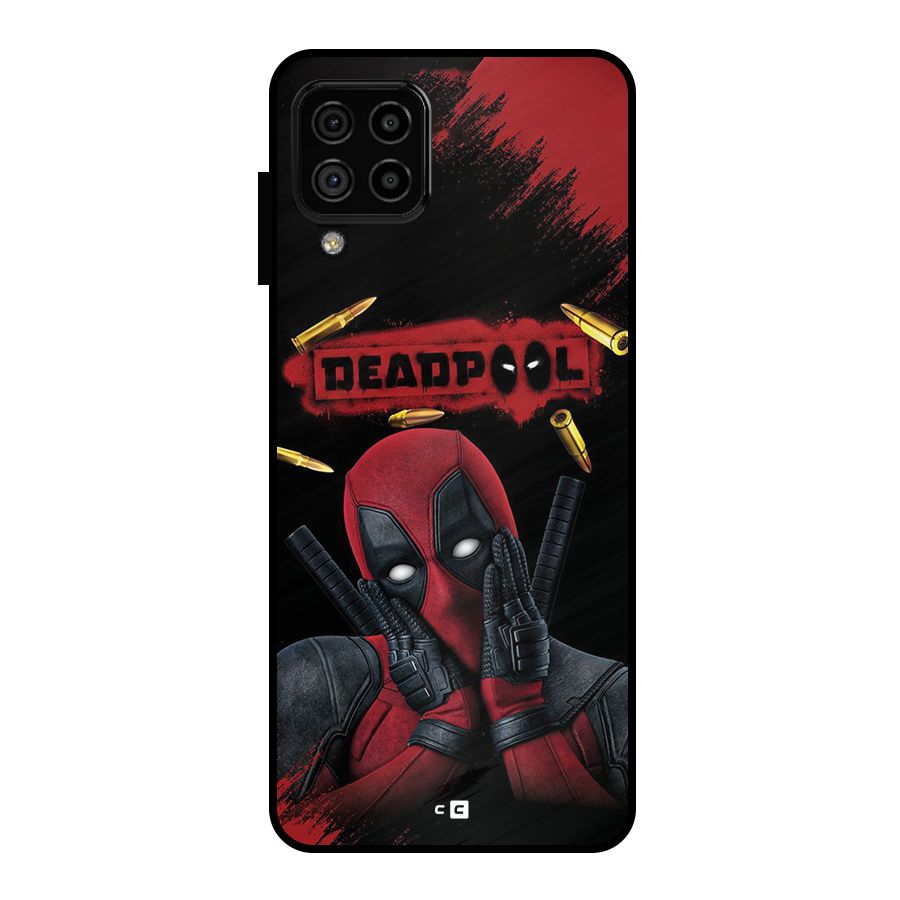 Cute Pool Metal Back Case for Galaxy A22 4G