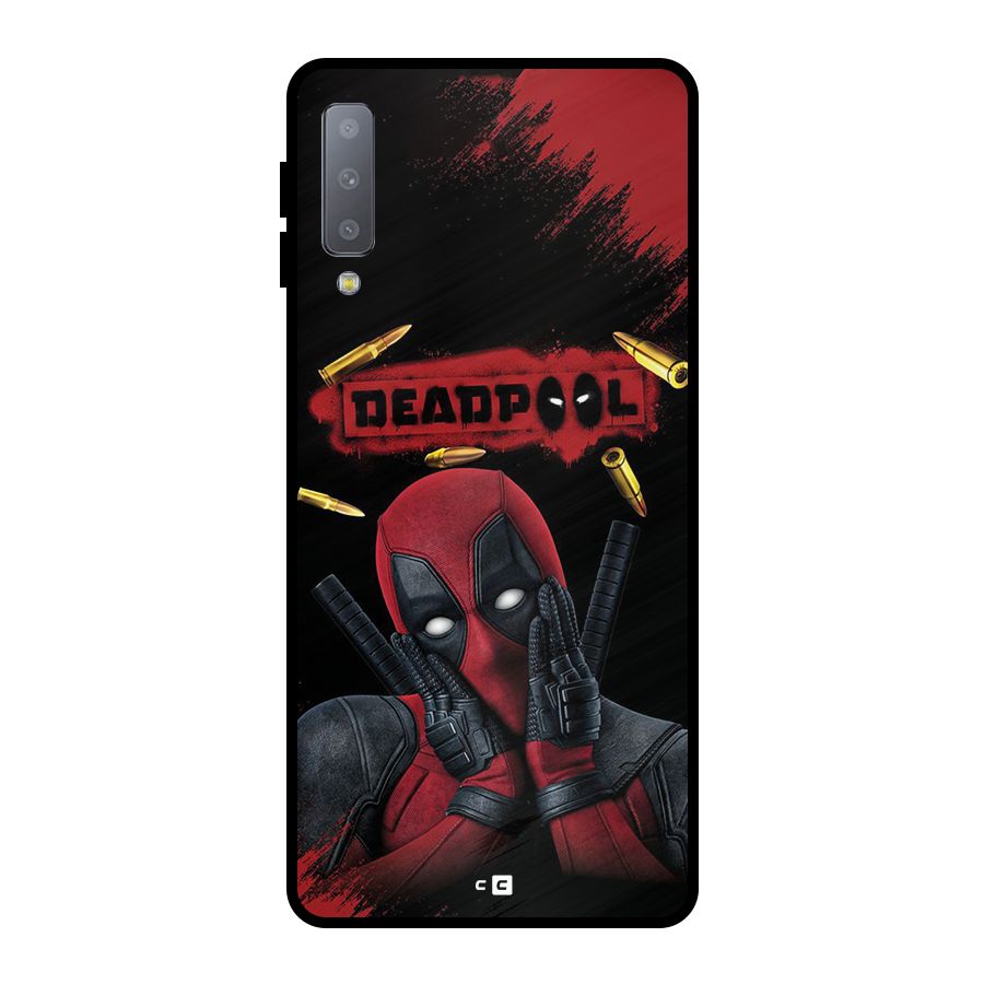 Cute Pool Metal Back Case for Galaxy A7 (2018)
