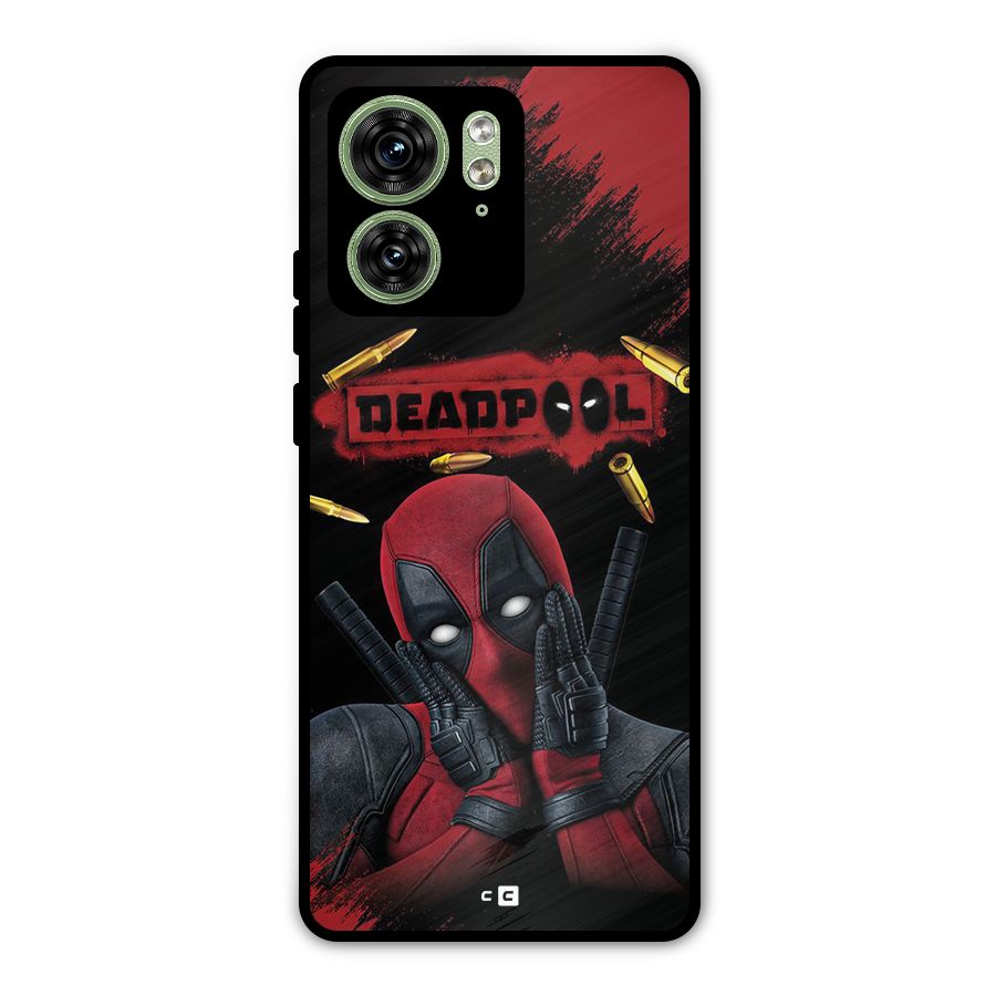 Cute Pool Metal Back Case for Motorola Edge 40 5G