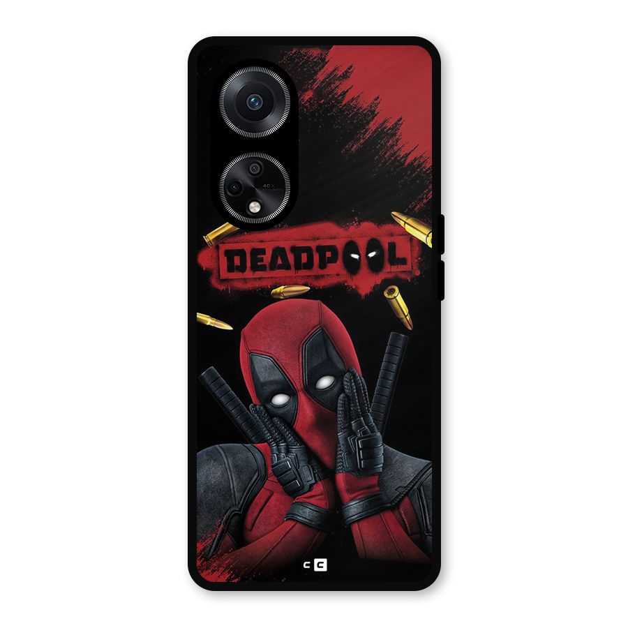 Cute Pool Metal Back Case for Oppo F23