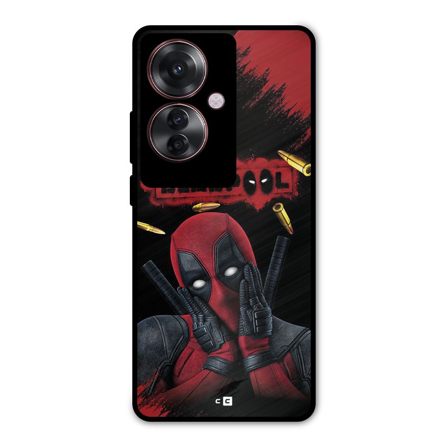 Cute Pool Metal Back Case for Oppo F25 Pro