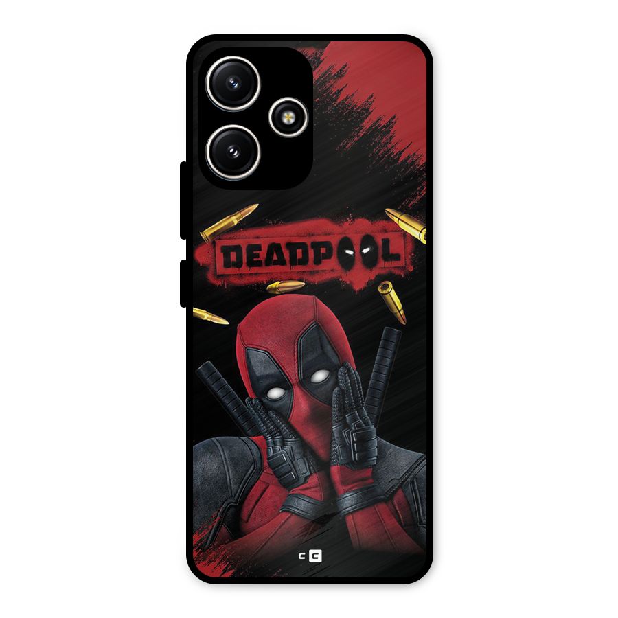 Cute Pool Metal Back Case for Poco M6 Pro