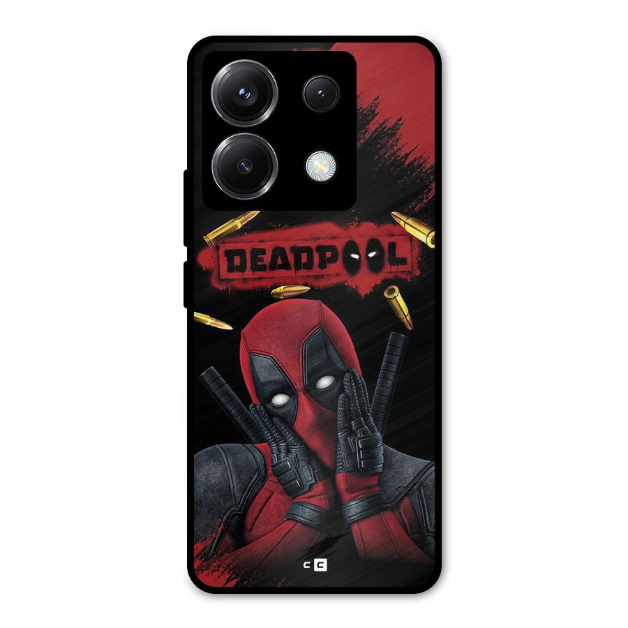 Cute Pool Metal Back Case for Poco X6