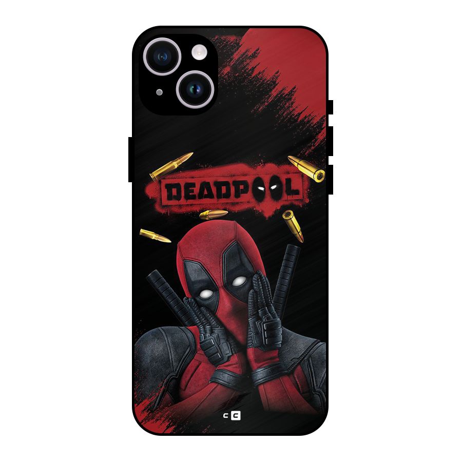 Cute Pool Metal Back Case for iPhone 14 Plus
