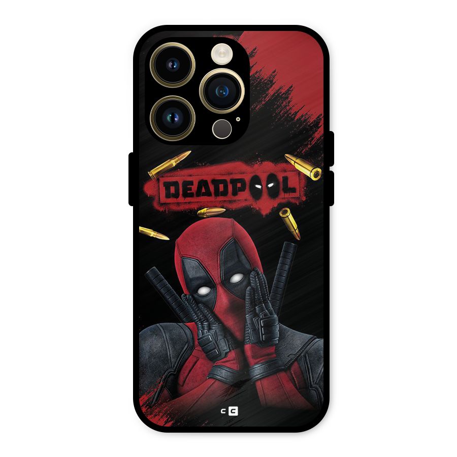 Cute Pool Metal Back Case for iPhone 14 Pro