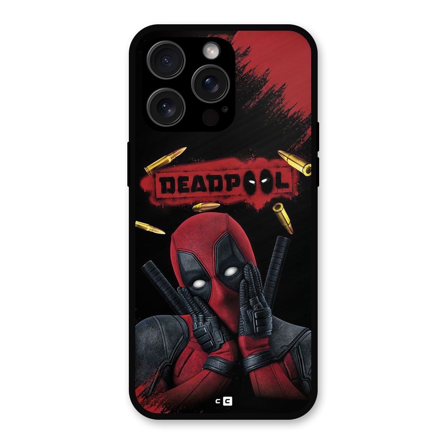 Cute Pool Metal Back Case for iPhone 15 Pro Max