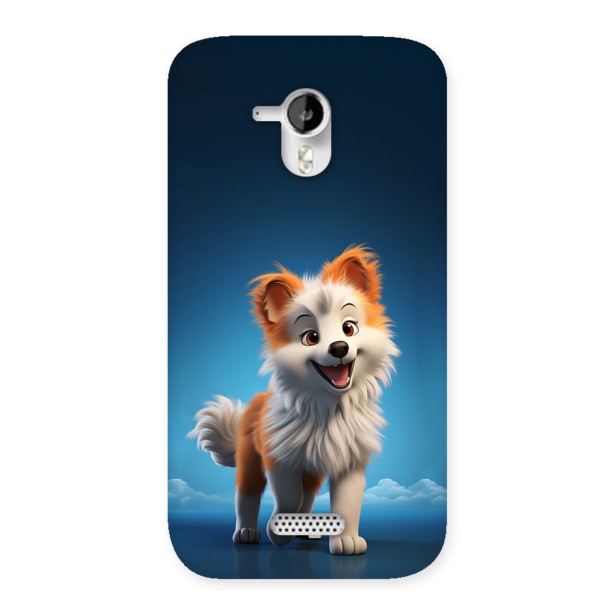 Cute Puppy Walking Back Case for Canvas HD A116