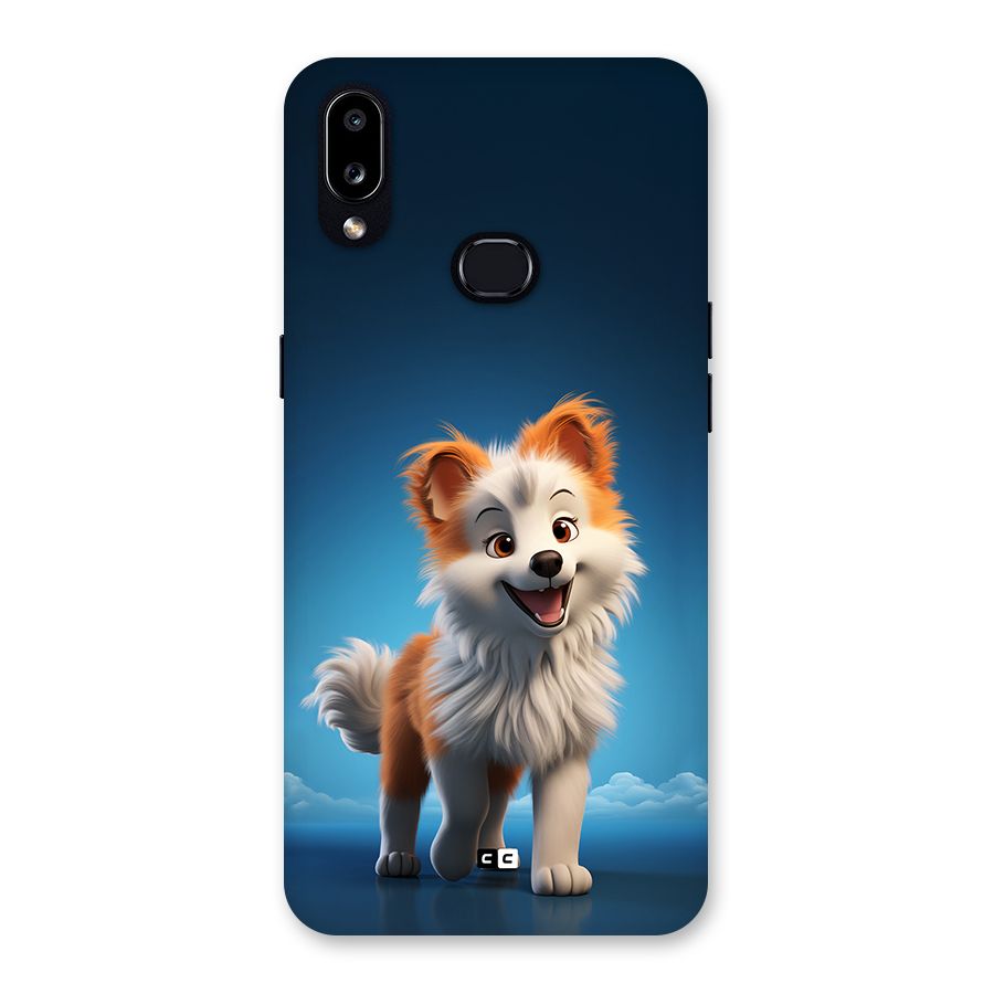Cute Puppy Walking Back Case for Galaxy A10s