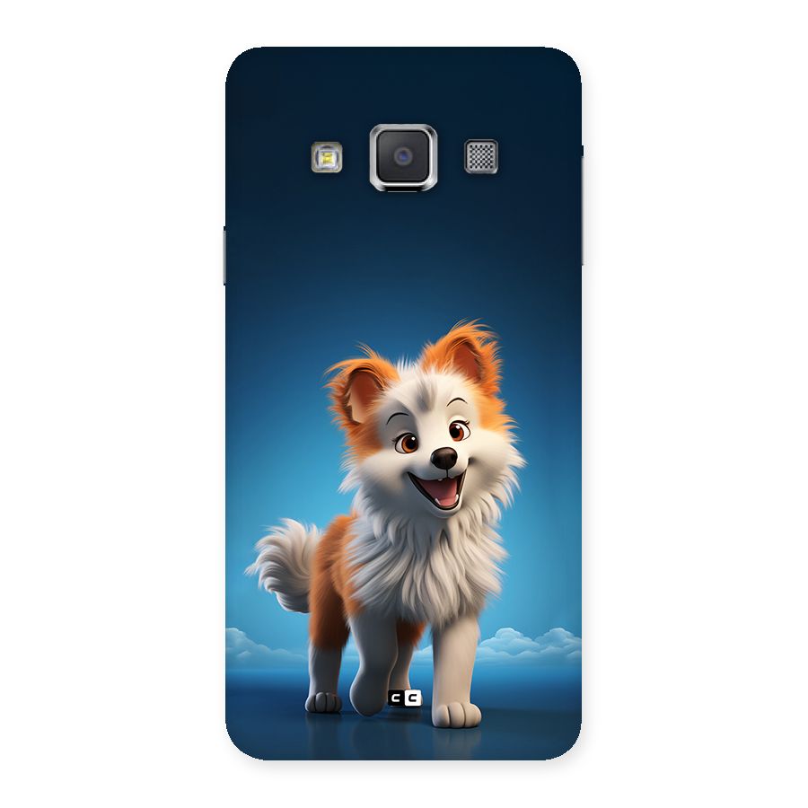 Cute Puppy Walking Back Case for Galaxy A3
