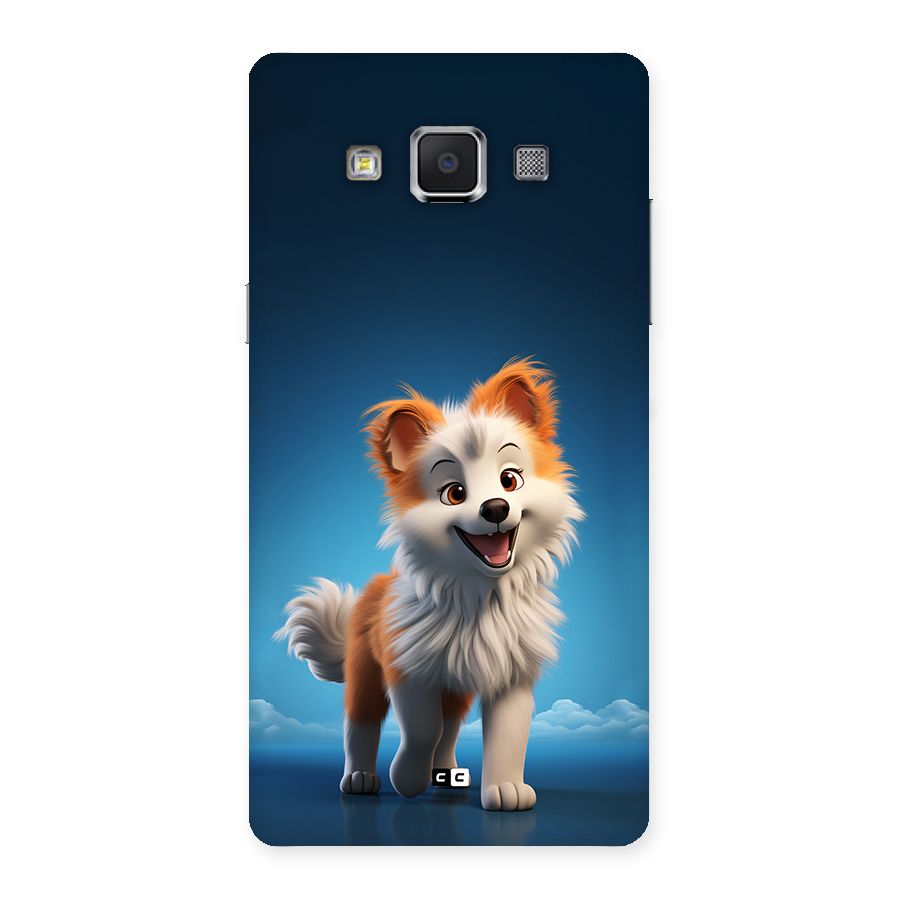 Cute Puppy Walking Back Case for Galaxy A5