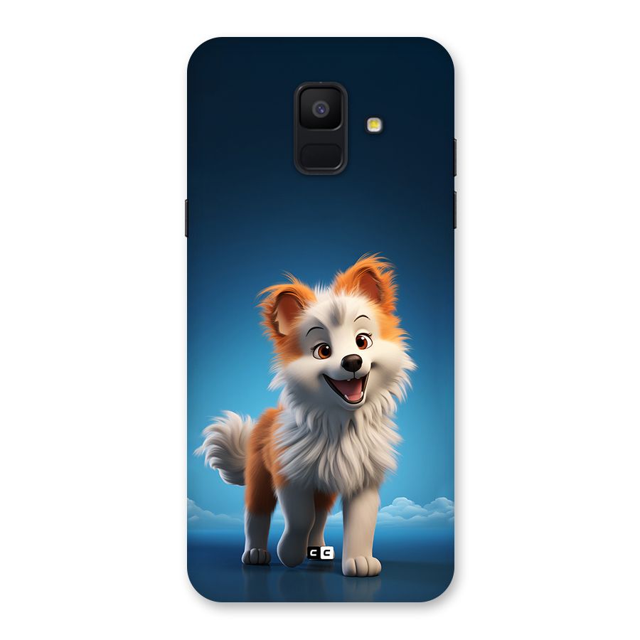 Cute Puppy Walking Back Case for Galaxy A6 (2018)
