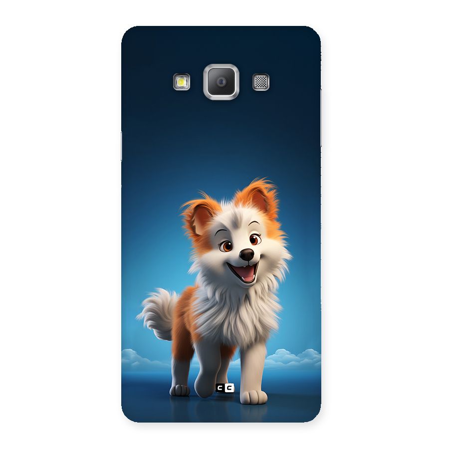 Cute Puppy Walking Back Case for Galaxy A7