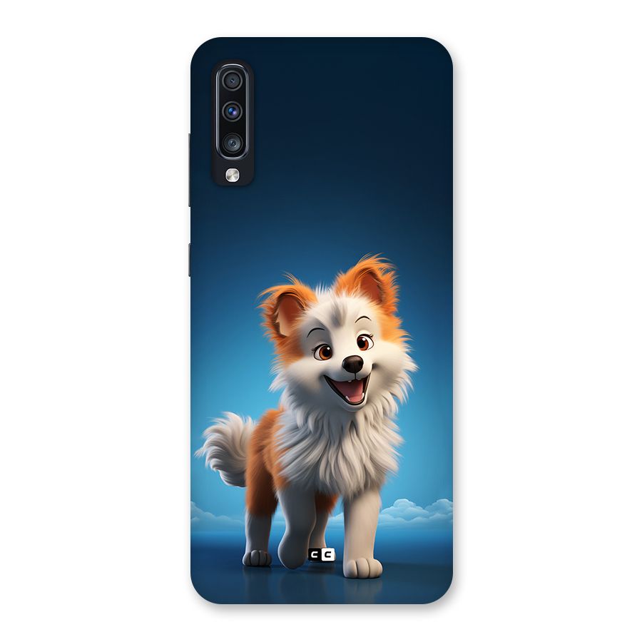 Cute Puppy Walking Back Case for Galaxy A70