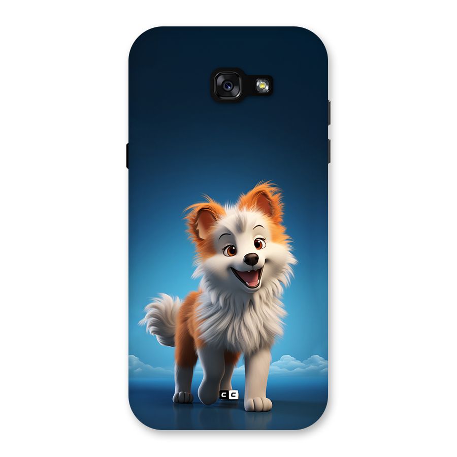 Cute Puppy Walking Back Case for Galaxy A7 (2017)