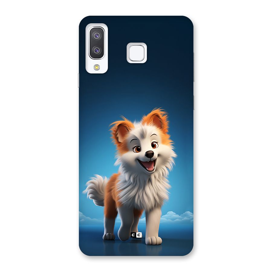 Cute Puppy Walking Back Case for Galaxy A8 Star
