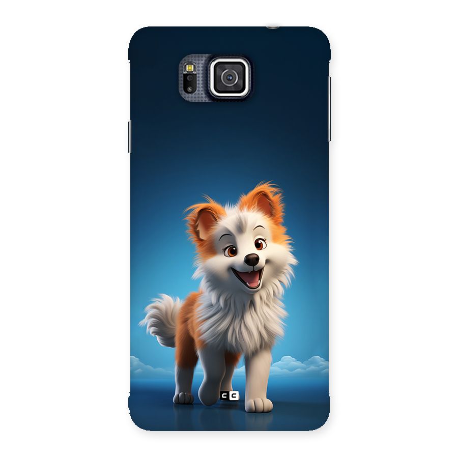 Cute Puppy Walking Back Case for Galaxy Alpha