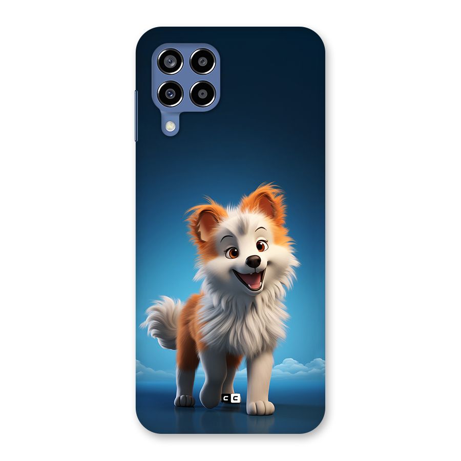 Cute Puppy Walking Back Case for Galaxy M53 5G