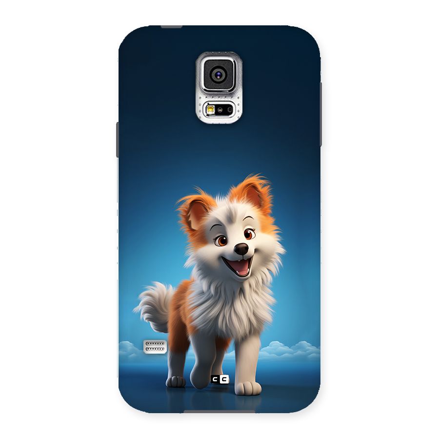Cute Puppy Walking Back Case for Galaxy S5