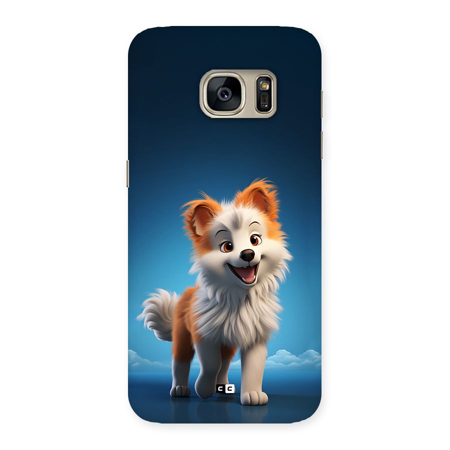 Cute Puppy Walking Back Case for Galaxy S7