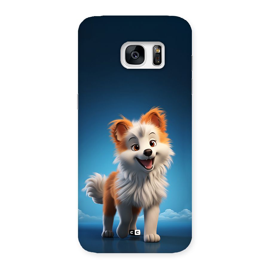 Cute Puppy Walking Back Case for Galaxy S7 Edge