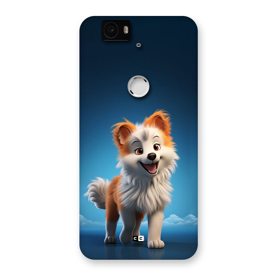 Cute Puppy Walking Back Case for Google Nexus 6P