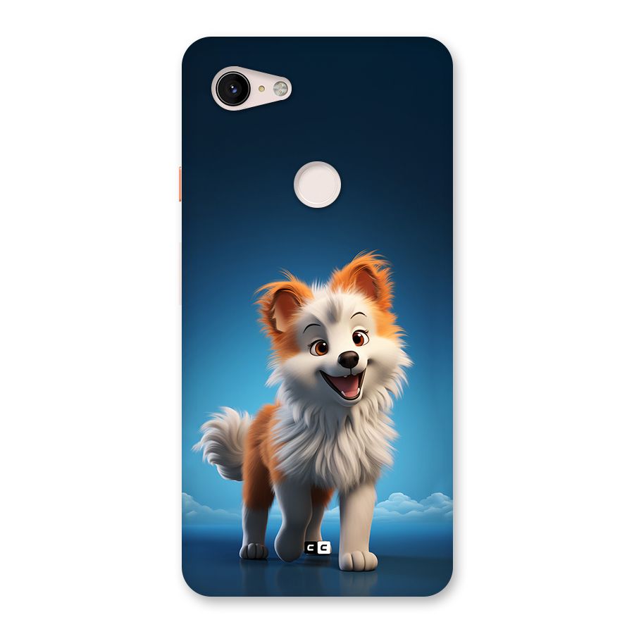 Cute Puppy Walking Back Case for Google Pixel 3 XL