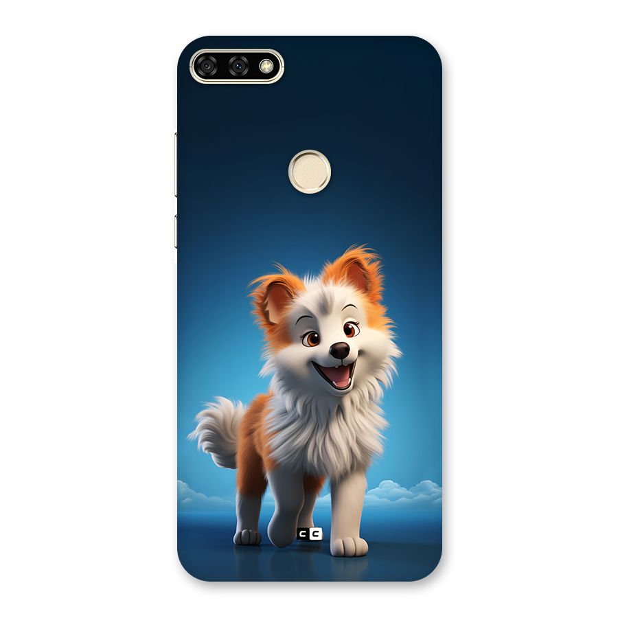 Cute Puppy Walking Back Case for Honor 7A