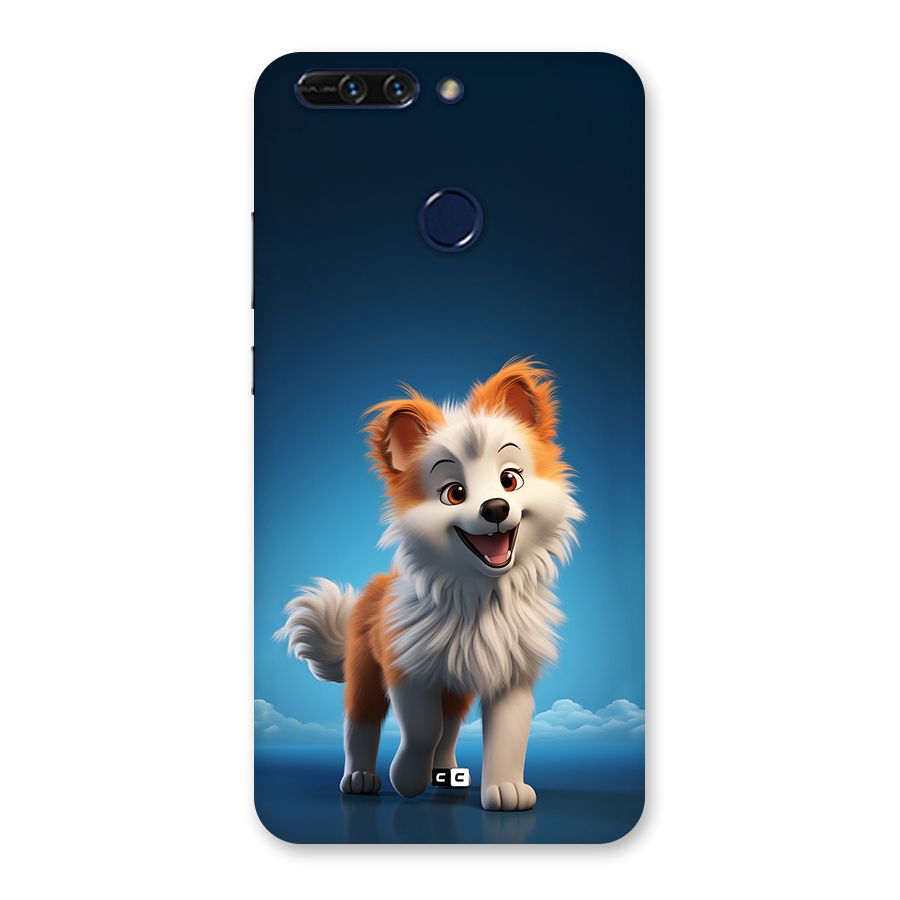 Cute Puppy Walking Back Case for Honor 8 Pro