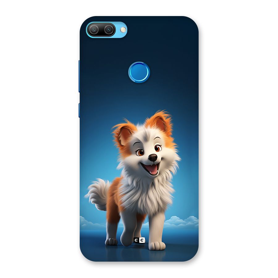 Cute Puppy Walking Back Case for Honor 9N