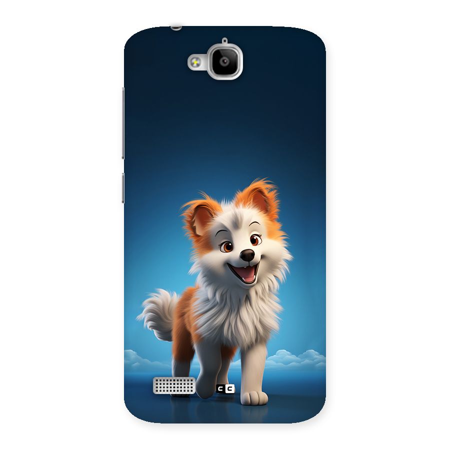 Cute Puppy Walking Back Case for Honor Holly