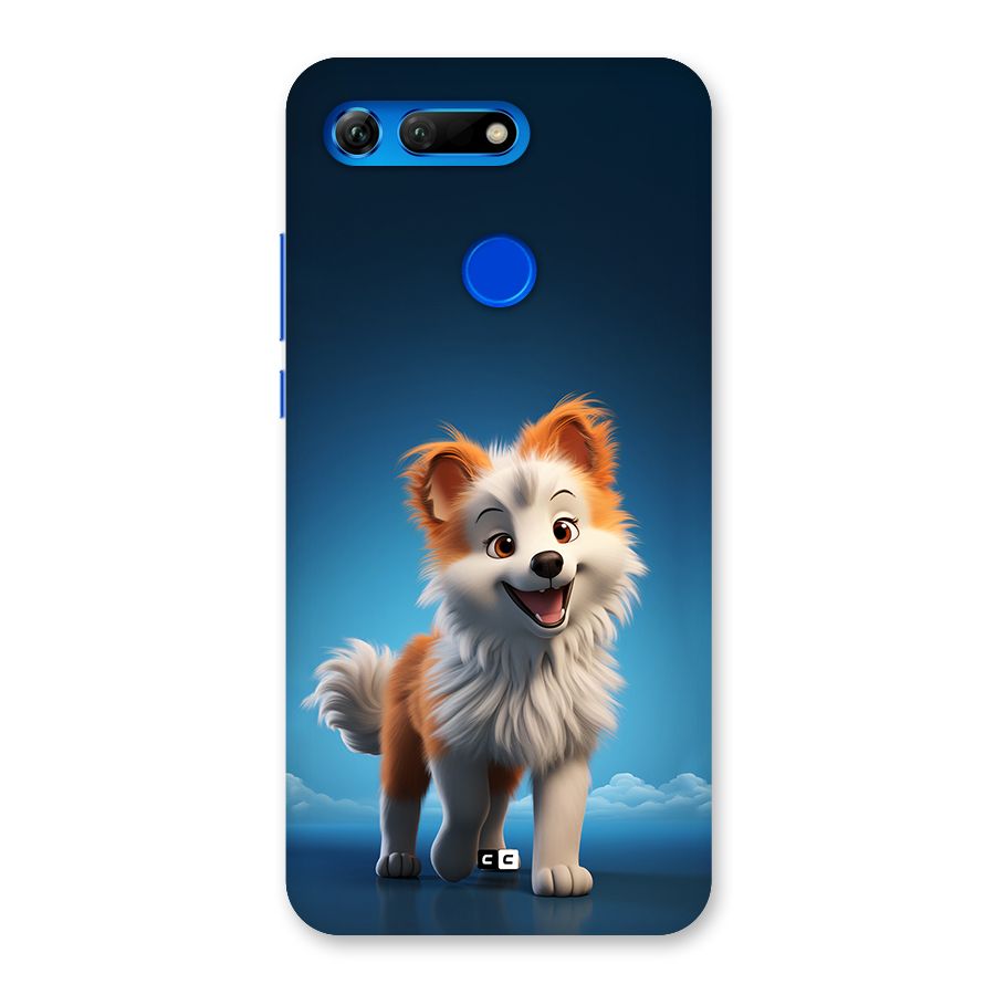 Cute Puppy Walking Back Case for Honor View 20