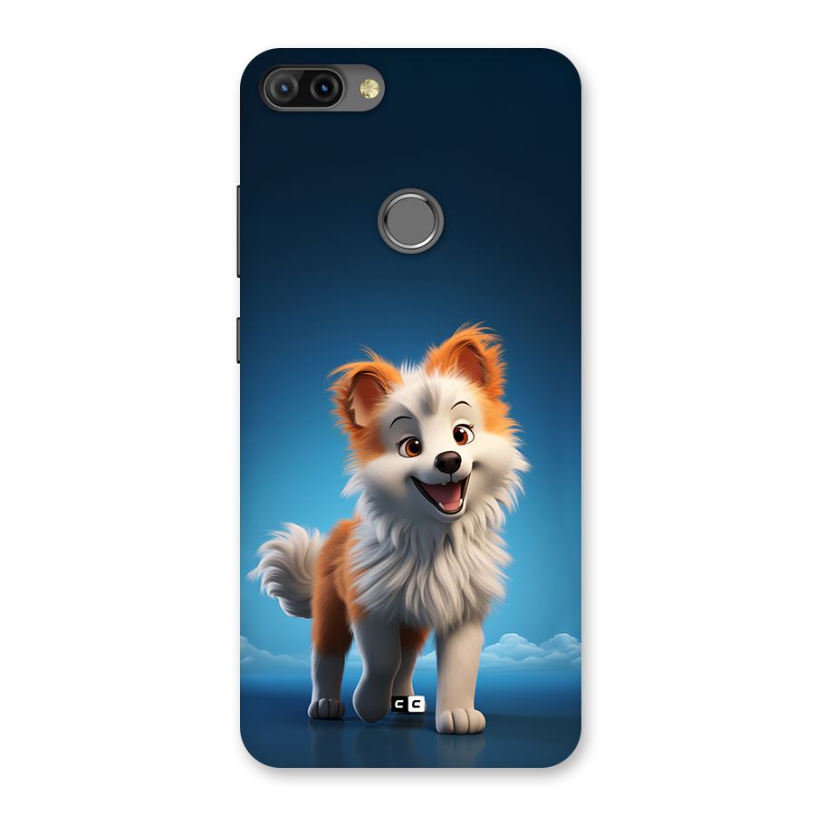 Cute Puppy Walking Back Case for Infinix Hot 6 Pro