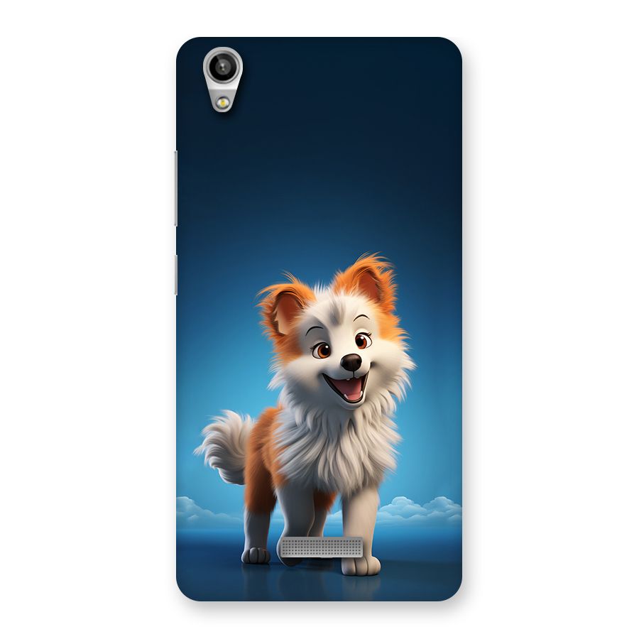 Cute Puppy Walking Back Case for Lava Pixel V1