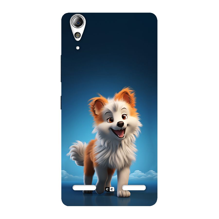 Cute Puppy Walking Back Case for Lenovo A6000