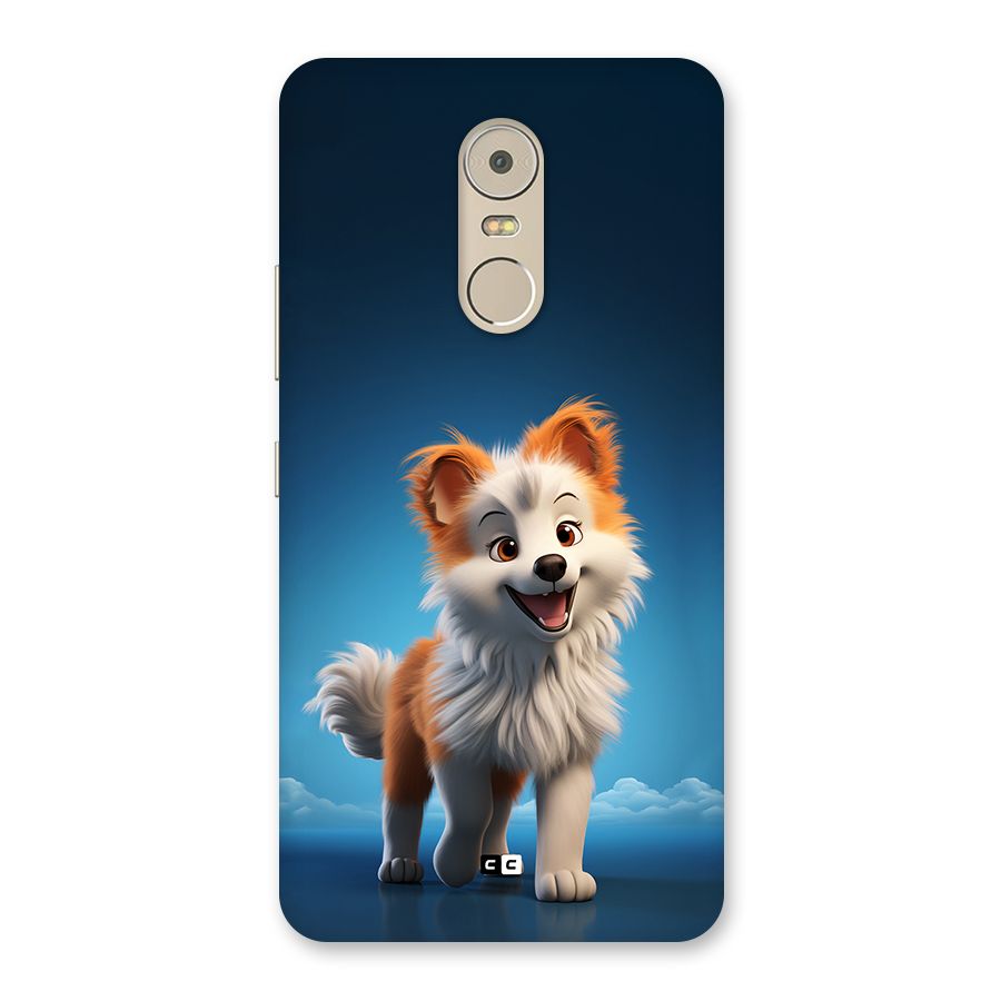 Cute Puppy Walking Back Case for Lenovo K6 Note