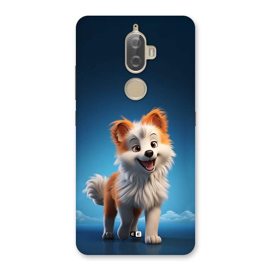 Cute Puppy Walking Back Case for Lenovo K8 Plus