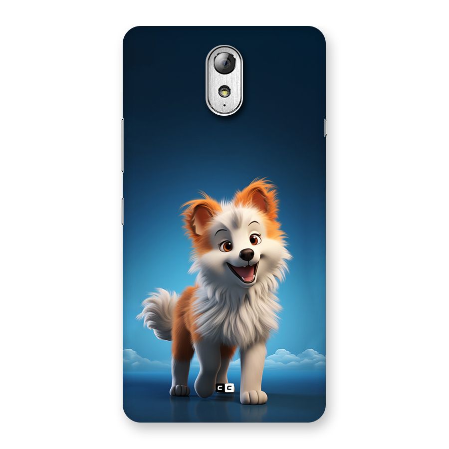 Cute Puppy Walking Back Case for Lenovo Vibe P1M