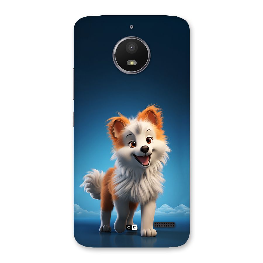 Cute Puppy Walking Back Case for Moto E4