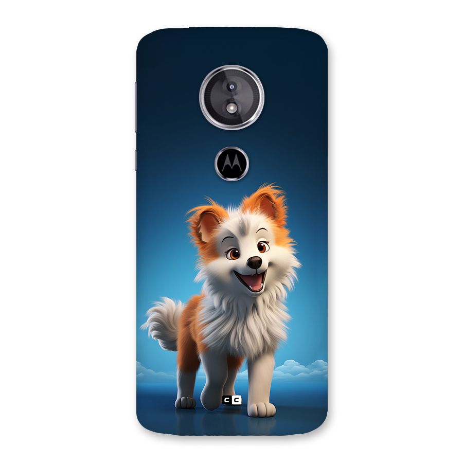 Cute Puppy Walking Back Case for Moto E5